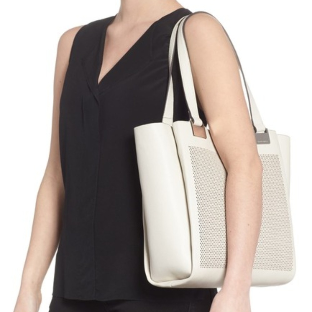 VINCE CAMUTO LEATHER TOTE - Picture 1 of 8